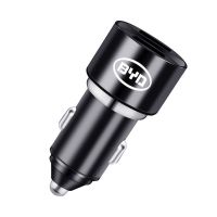 比亚迪(带数显)黑色款 比亚迪f3F6G3G5S7汉速锐宋唐元秦Pro/e1e2e3e9车载充电器手机快充