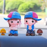 青春年华 汽车摆件车载车用车内饰品摇摆太阳能花情侣卡通娃娃装饰用品大全