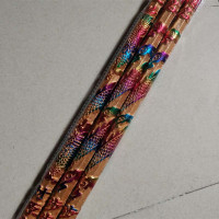 凸龙香长80厘米粗2.5厘米 3支 高80厘米大凸龙香凸字香五彩佛香供香高香棒香寺庙用香拜神香财神