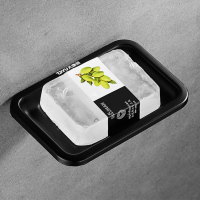 免打孔太空铝肥皂盒香皂盒肥皂架香皂架卫生间皂碟皂网篮黑色皂托