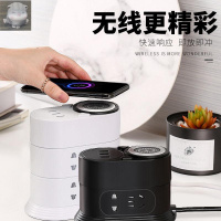 2层2米长无线充电 秀英奕晟即放即充多功能无线充电插座USB立式手机充电器插排插板