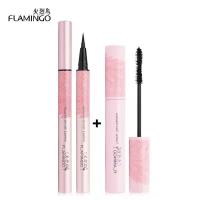 睫毛膏+眼线液 丝羽流畅眼线笔眼睫毛膏彩妆套装防水不晕染初学者