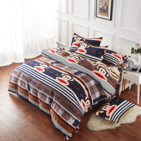 蓝色大嘴猴 110x150cm儿童被套(很小) 慧星家纺被套单件简约亲肤磨毛学生宿舍单双人被罩多规格卡通加厚