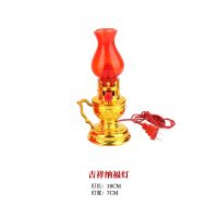 吉祥纳福灯插电220V一个 蜡烛家用LED烛台供佛电蜡烛财神电烛长明灯佛堂蜡烛灯神龛佛灯