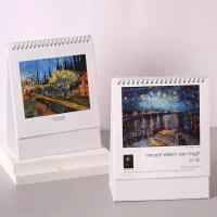 台历-梵高 2022年挂历世界名画日历ins风景虎年历家用山水记事打卡月历13张