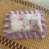 金粉世家 25*40cm(枕套+枕芯)1斤重 荞麦壳枕头枕芯单人双人全荞麦皮成人儿童家用枕套乔麦护颈枕头