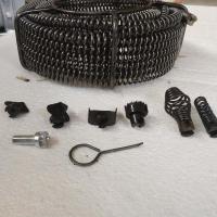 6米簧刀头电钻链接头 不加过弯头簧 通下水道工具神器管道疏通器疏通机电钻使用弹簧地漏饭店家用16mm