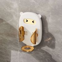 白金色[一个装 重力感应] 电动牙刷收纳架重力感应牙刷挂架卫生间洗漱台免打孔壁挂式置物架