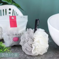 灰色[1个装] 沐浴球浴球不散花浴裕花柔软洗澡花球打泡泡神器浴花打沫网球大号