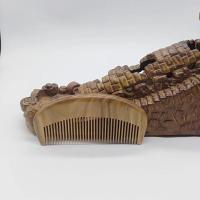 沉香素梳子+礼盒 天然沉香木木梳子雕刻双面花梳随身梳古风大气闺蜜长辈礼物配礼盒