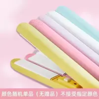 随机色[品质保证] 电夹板ins女直发卷发两用学生空气刘海内扣波浪卷发棒拉直板熨板