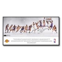 A-科比蜕变 30x60cm PS黑色外框+布艺画面 独立 nba篮球科比蜕变客厅卧室装饰画沙发背景海报男生礼物詹姆斯挂