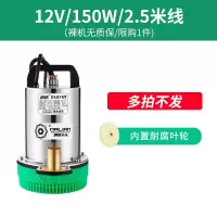 (限购一件 多拍不发)12v(150w)2.5米线(裸机无质保) 小型12V24V48V60V家用电瓶车抽水机电动农用灌
