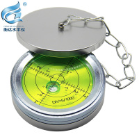 70mm带盖绿色液体(15分/2mm) 吊车支腿水平仪高精度徐工三联车载水平泡圆形打桩机水准器水平珠