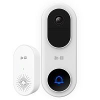 深灰色 和目智能门铃D1[ 小白米家可视门铃智能家用电子猫眼免插电远程摄像门铃监控二合一