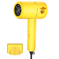 柠檬黄 铭(小黄鸭)8889 小黄鸭电吹风机宿舍用学生500w小功率护发蓝光负离子冷热风可折叠
