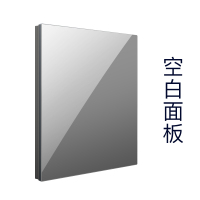 空白面板 壁虎 钢化玻璃带led点开关USB五孔工业灰家用开关墙壁插座面板