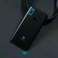 不带散热贴-收藏送工具包 小米8后盖-后指纹版[黑色] 原装8玻璃后盖mi8玻璃后屏手机后壳前屏下指纹版电池盖探索版