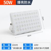 蚂蚁款50W led投光灯户外照明超亮厂房车间防水广告招牌射灯100w200瓦蚂蚁灯