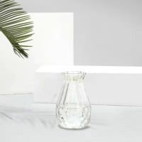 一只很小的花瓶[透明] 收藏商品+丝带+优先发货 玻璃花瓶玻璃水养ins风摆件客厅高档水培透明干花插花富贵竹花瓶