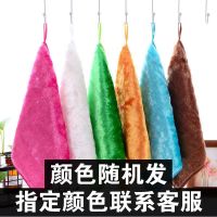 1条装[颜色随机] 18*23cm[小号]加厚双层 神奇抹布洗碗巾不沾油厨房吸水不掉毛木纤维洗碗巾双层加厚百洁布