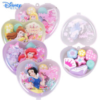 P5260-(公主心形橡皮)(1盒6块 装) 动物橡皮橡皮擦创意可爱儿童小学生干净不留痕擦字橡皮