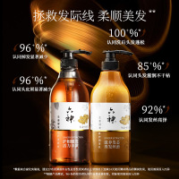 生姜系列 生姜洗发2瓶 1500ml 生姜洗发水健发蓬松控油柔顺护发素洗发露750ml*2