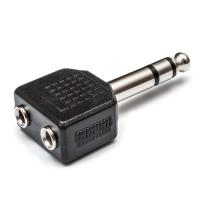 1个装 6.5mm公转3.5母孔音响吉他电子琴耳机一分二话筒麦克风音频转换头