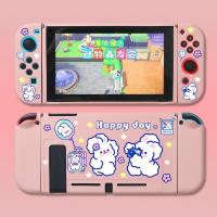 粉红色摄影兔 switch软壳[单壳无赠品] 适用任天堂switch保护壳磨砂分体套可爱摄影兔硅胶软壳可拆少女心