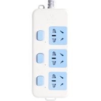 无线(没有线 没有插头) 插座排插排插接线板独立开关3孔三位插无线/1.8米3米