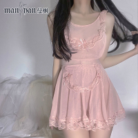 粉色(一片式围裙+T裤) 均码(建议体重80-130斤) 情趣内衣性感女仆装床上挑逗衣服免脱睡衣性激情套装大码制服诱惑