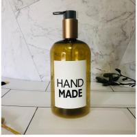 大号 HAND MADE贴 ins北欧风分装空瓶子洗发水沐浴露洗手液瓶子洗浴瓶软装样板间瓶