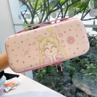[Switch手提包]托腮美少女 Switch Oled收纳包任天堂NS游戏机lite保护套硬壳便携手提包卡通