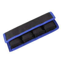 蓝色 相机电池卡包单反相机锂电收纳袋电池保护袋数据线SD内存卡电池盒相机锂电池收纳包适用于索尼佳能电池保护套