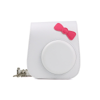 白色 拍立得mini11mini8mini9相机包保护壳富士皮套皮包保护套蝴蝶皮包