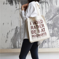 基本款,无内袋无拉链 原创哈利波特周边霍格沃兹男女单肩帆布包全棉立体小众艺术学生包
