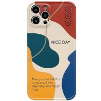 iPhone7/8/SE2 ins风莫兰迪色线条笑脸11/12ProMax苹果13/X/XS/XR/SE手机壳iPho