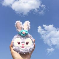 零钱包*史黛拉兔 可爱少女心小熊朋友紫色兔子零钱包卡通包包毛绒耳机包圣诞节礼物