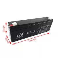 12V2.3AH 12V2.3AH蓄电池12V2.3A邦华消防电梯电瓶铅酸免维护12V2.2AH电池