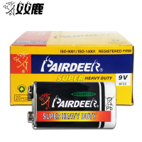 电池6F22麦克风 玩具手柄 烟感器9V方形叠层碳性九伏电池20粒