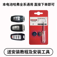 哈弗2032 大容量2颗装 原装长城H1H2 H6 H7 H8 H9 M6汽车遥控器智能钥匙电池H2S酷派