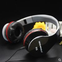 黑 电钢琴电子琴耳机电吉他电鼓通用头戴式监听耳机配6.5转换头