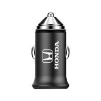 塑料普通[车充] 本田车载充电器思域雅阁凌派飞度CRV冠道缤智汽车双USB点烟器车充