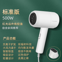 [500W蓝光控油]宿舍款 宿舍电吹风机负离子护发小型家用学生专用款静音速干女生款800W筒
