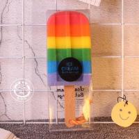 雪糕-彩色6色 韩国创意雪糕吐司浴花浴球柔软搓澡巾洗澡神器免搓海绵儿童小孩