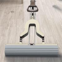 好太太经典款[28公分一个头] 胶棉拖把对折式挤水海绵地拖免手洗家用吸水拖把卫生间拖布