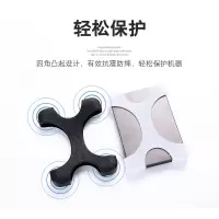 白色 适用厚度1CM-1.5CM移动硬盘 适用于2.5寸移动硬盘保护套X型硅胶套西数2T4T希捷东芝硬盘防震包