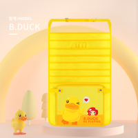 黄色 yome书袋课桌收纳学生挂袋书桌挂书袋初中生书立教室课桌神器桌边书挂袋多功能初中放书大容量桌面书本收纳袋