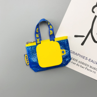 [小米Air2SE专用]黄色+编织袋 适用于小米air 2se蓝牙耳机保护套Air2s硅胶软壳连体式创意编织袋