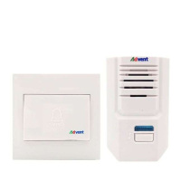 一拖一(一个按钮/1个主机) 门铃无线家用一拖二三四拖一电子遥控远距离智能穿墙接收器不用电池86X86型开关暗明装底盒门